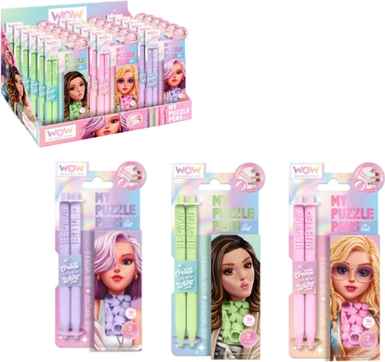 Set of 2 Puzzle Pens WoW Generation
