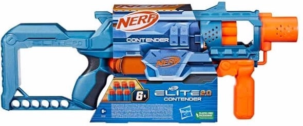 Nerf Elite 2.0 Contender – trummelmagasiniga blaster