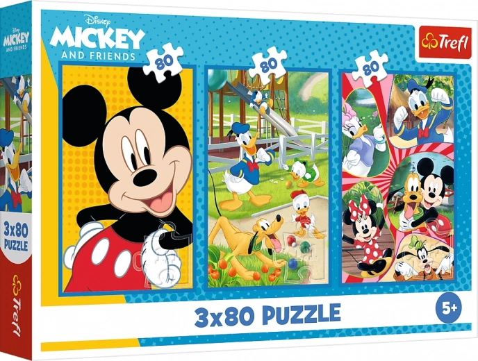 Pusle 3×80 – MICKEY MOUSE’i tiim, Trefl