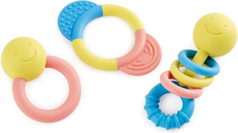 Hape Eco Baby Rattle and Teether Set