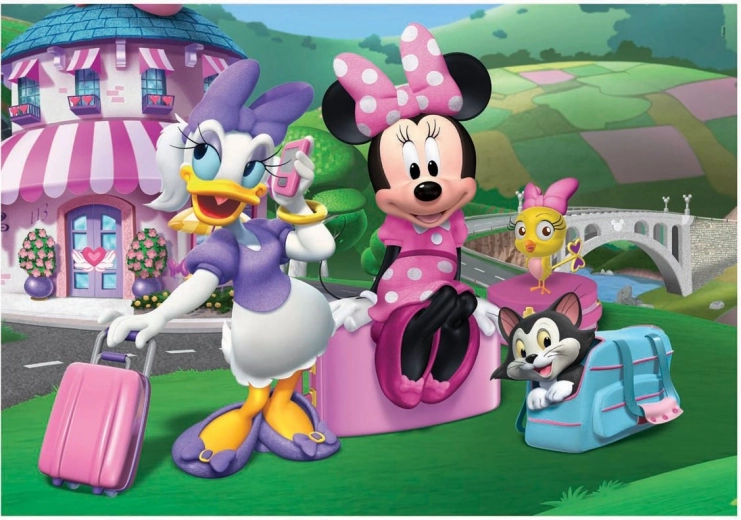 Puzzle Minnie and Daisy on Vacation 30 Pieces