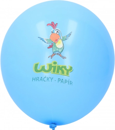 Sinine õhupall WIKY trükiga 30 cm – pakend 100 tk