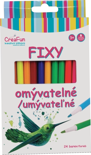 Pestavad vildikad CREAFUN, 24 värvi