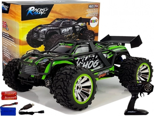Kaugjuhitav maastikuauto 2.4G 1:18 roheline