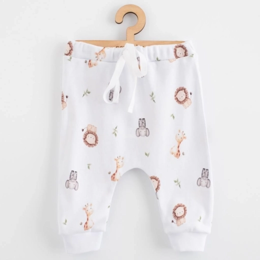 Laste puuvillased dressipüksid jogger NEW BABY For Babies safari, suurus 86