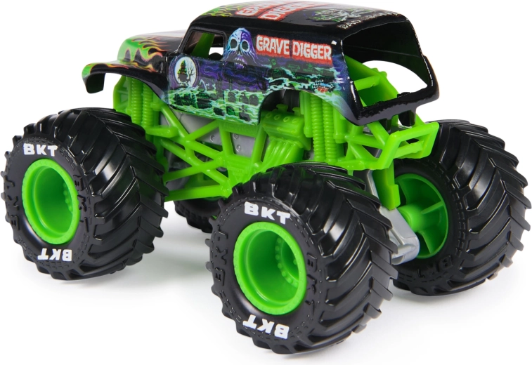 Metal body and authentic Grave Digger look