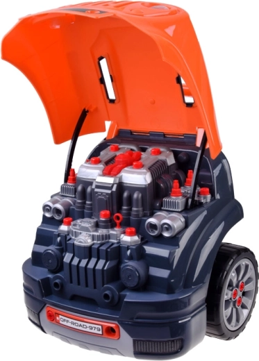 Avatav kapott ja eemaldatav mootor