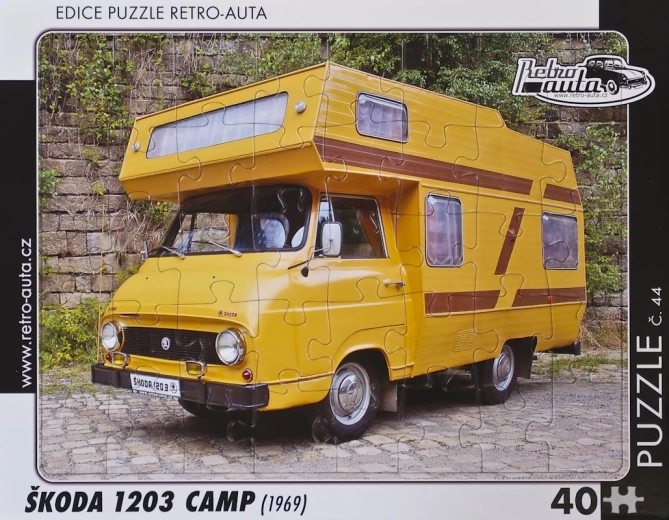 Pusle Retro Autod Škoda 1203 Camp 40 tükki