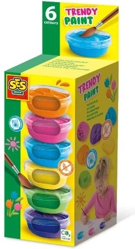 SES Creative plakatvärvid – moevärvid 6 × 45 ml