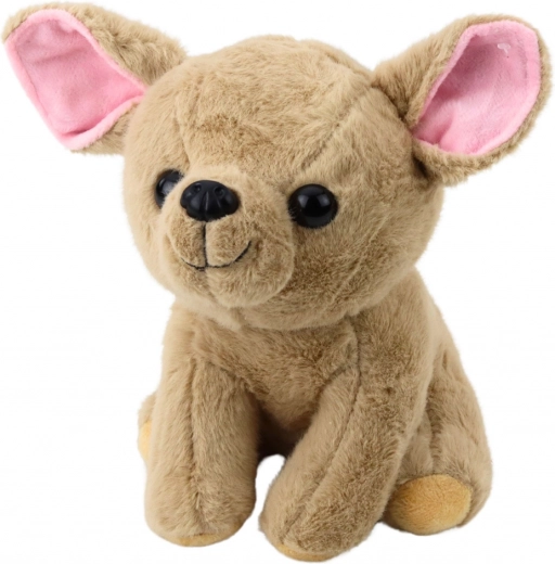 Plüüsist Chihuahua koer, beež 22 cm
