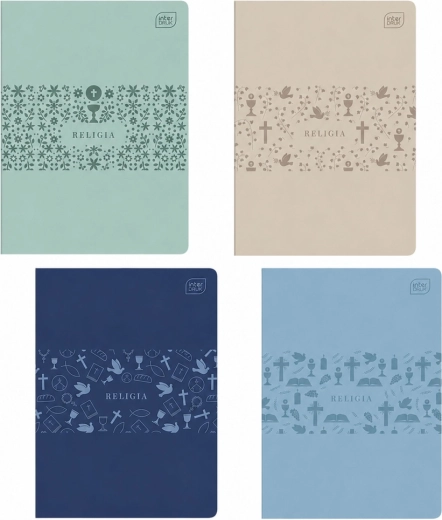 School notebook A5, squared, 60 sheets – religion Interdruk, assorted designs - 1 piece