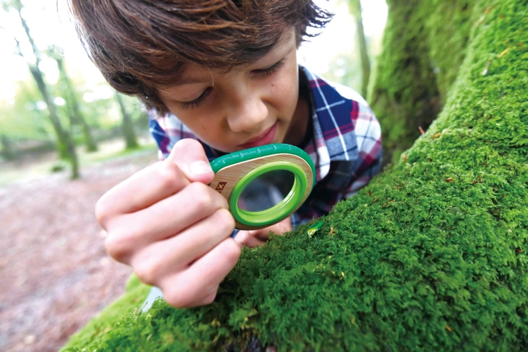 Up close: quality magnifier for young explorers