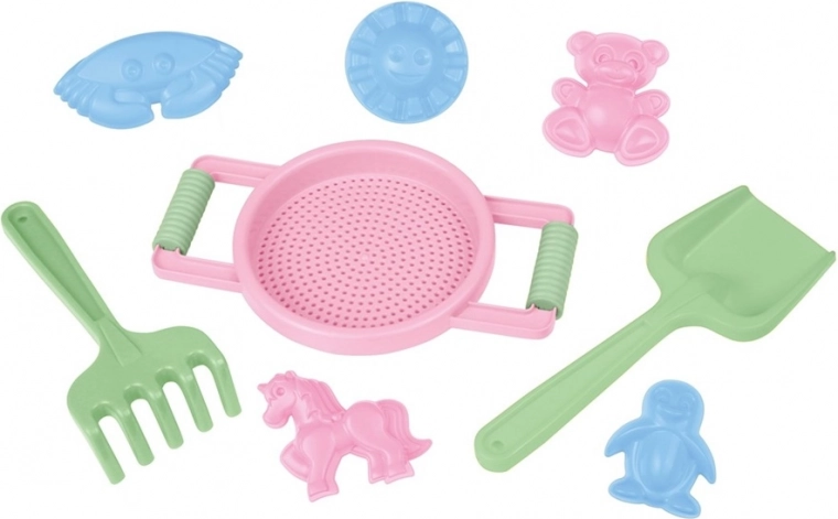 Lena sand set for children 8 pieces