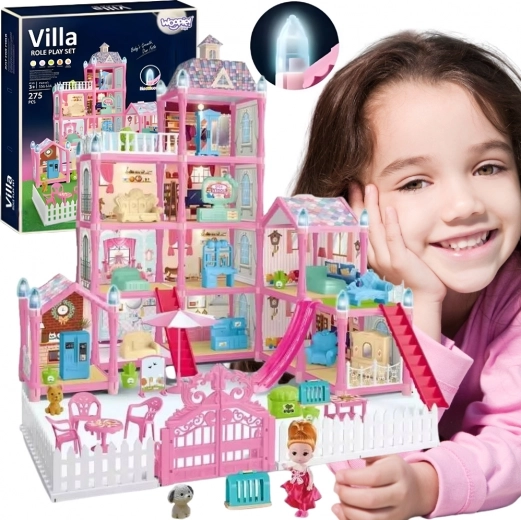 Woopie nukumaja valgustuse ja tarvikutega