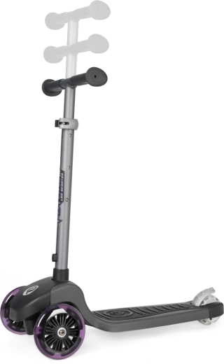 Stable three-wheel design and lean-to-steer control