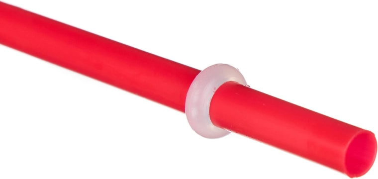Comfortable drinking via integrated straw