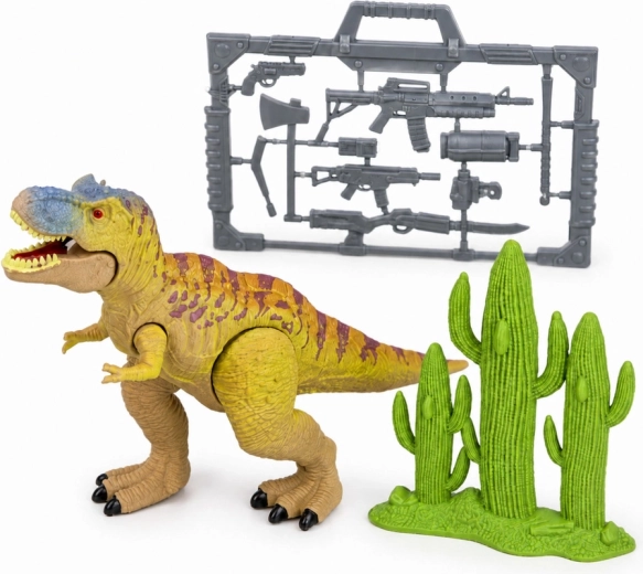 Dinosaurus ja tarvikud realistlike stsenaariumide jaoks