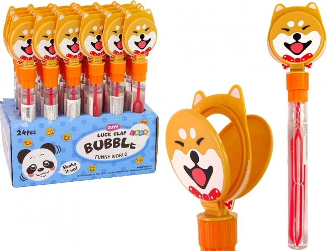 Soap Bubbles Dog 30 cm clicker