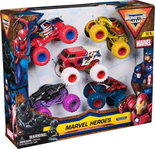 5 heroic monster trucks in one pack