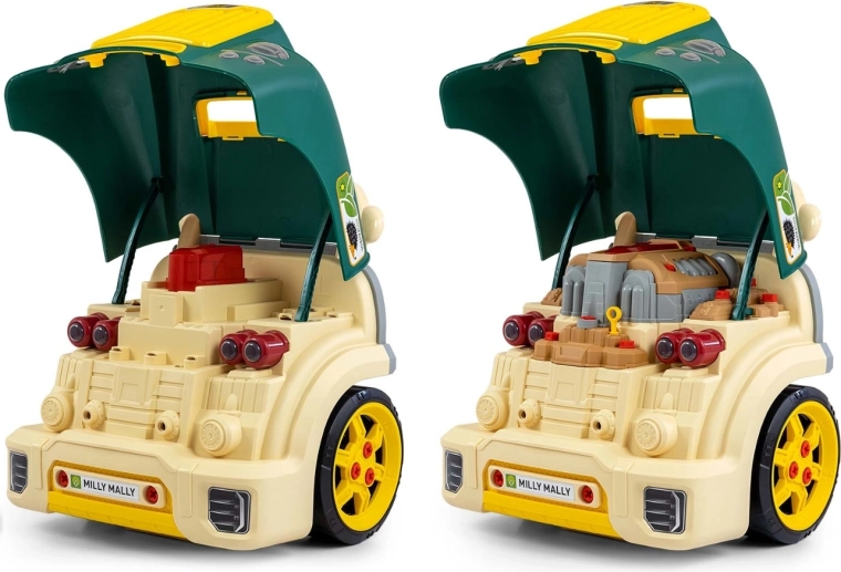 Storage space for small items and tools