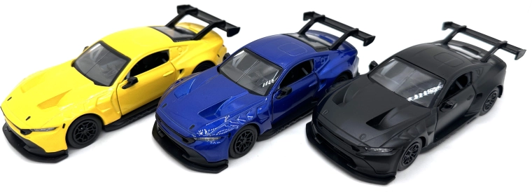 Metallist automudel Ford Mustang GT3 (2024) tulede ja helidega