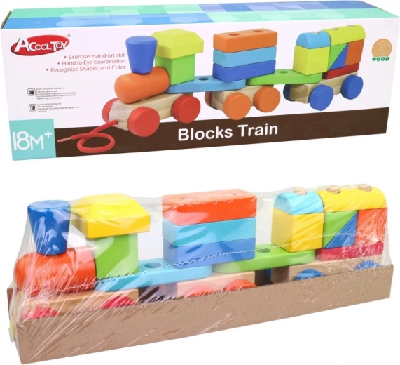 Wooden Pull Train