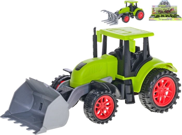 Friction-Powered Tractor 17 cm – Kids’ Loader or Grapple