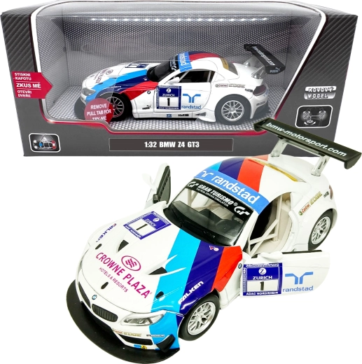 Metallmudel 1:32 BMW Z4 GT3 – valge viimistlus