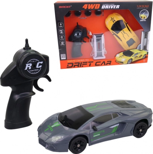 Electric car with interchangeable wheels and drifting function