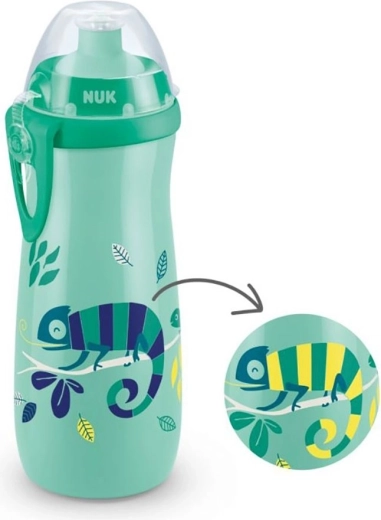 NUK Sports Cup Chameleon laste spordipudel 450 ml