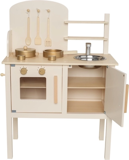 Smart storage solution: shelves and hooks for utensils