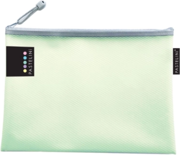 Green Mesh Envelope with Zip A5 Pastelini