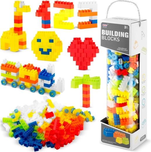 Suured ehitusklotsid RICOKIDS 300 tk