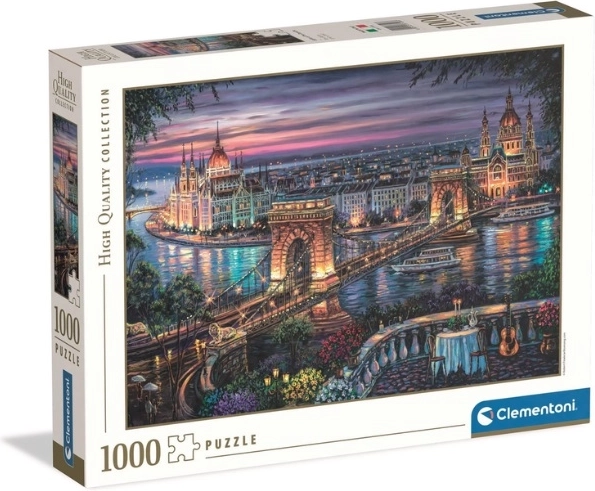 Clementoni High Quality puzzle Lights of the Danube 1000 pieces