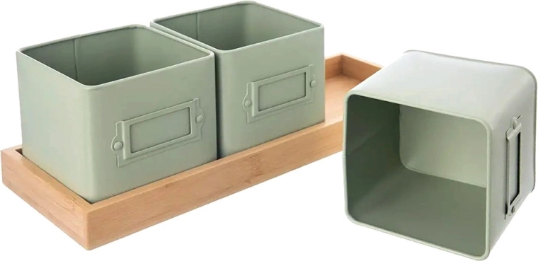 Label space on each planter