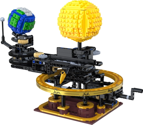 Mechanical hand-crank drive