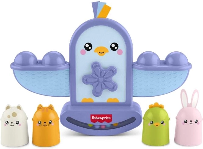 Fisher-Price Rocking Bird with Animal Stacking Puzzle