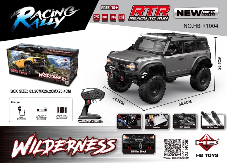 RC auto Wilderness 1:10 hall