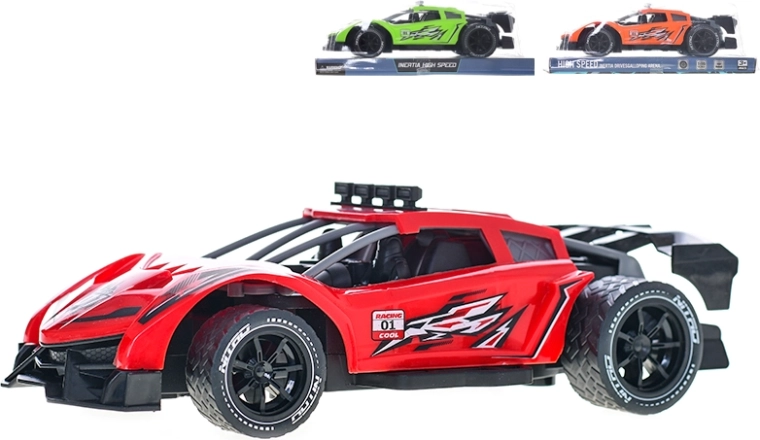 Inertsiajamiga võidusõiduauto 24 cm