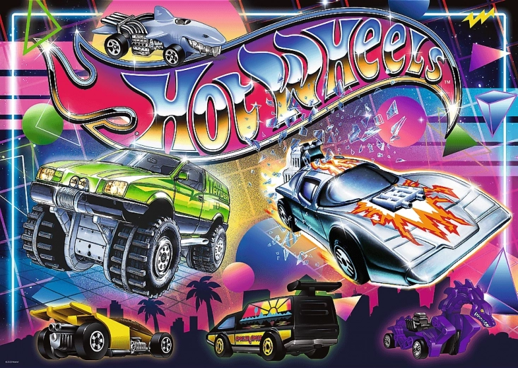 Pusle TREFL Hot Wheels 80ndad 500 tükki