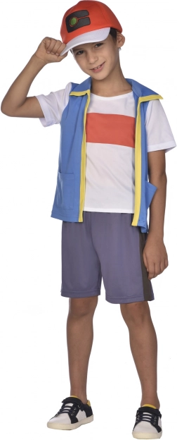 Laste kostüüm Pokémon Ash lastele vanuses 4 kuni 6 aastat
