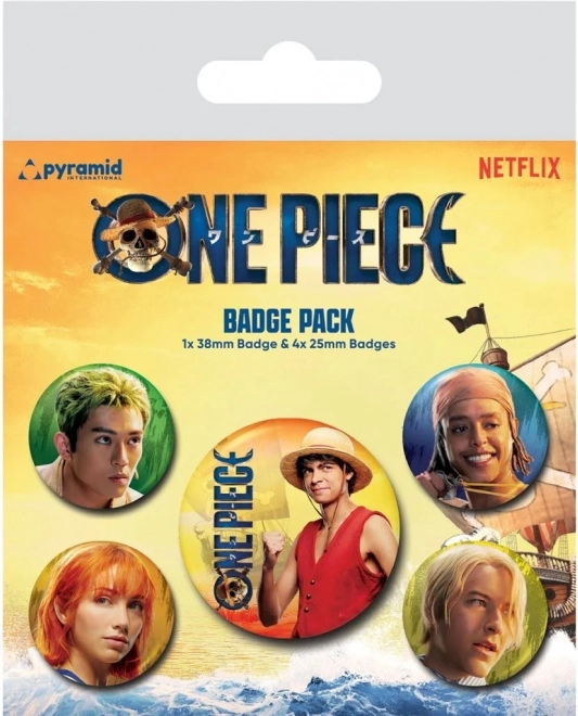 One Piece'i nööpide komplekt
