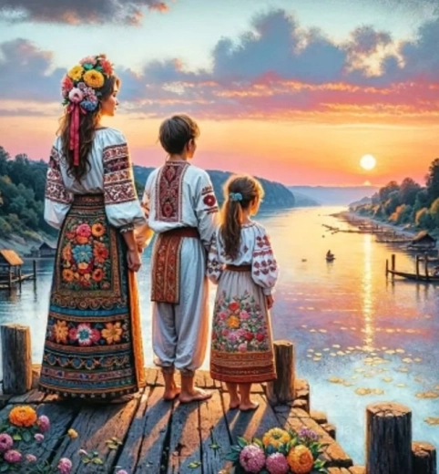 Teemantmaal „Lahkumine“ 30 × 40 cm NORIMPEX