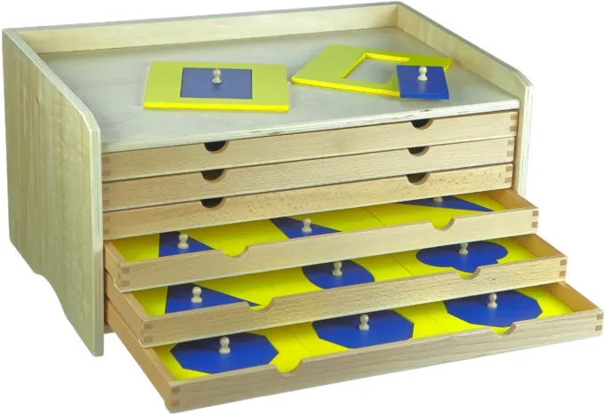Montessori geomeetriline kummut