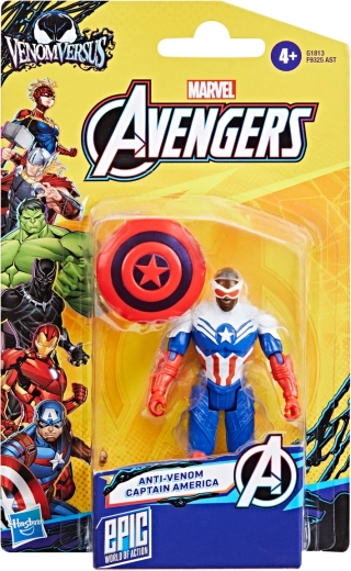 Hasbro Avengers Kapten Ameerika Anti-Venom figuur 10 cm