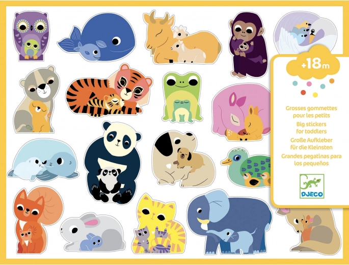 Stickers Moms and Youngsters DJECO