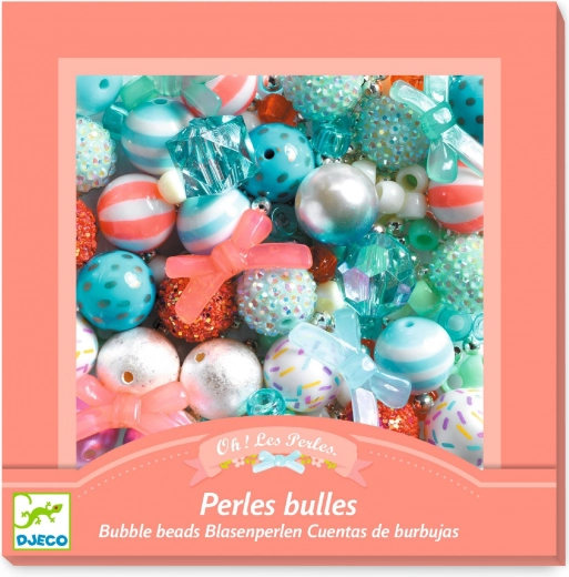 Djeco jewelry making silver pearls