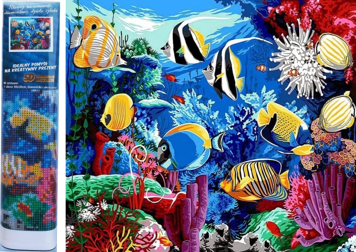 Norimpex teemantmaalimine Veealune maailm 30 × 40 cm