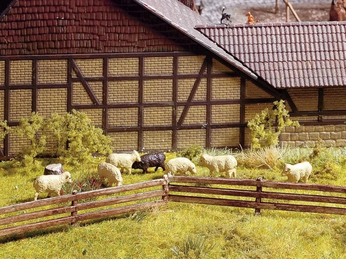 Noch paddock fence 100 cm (13 pcs) H0