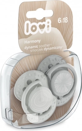 Silikoonist dünaamiline lutt LOVI Harmony 6–18 kuud, 2 tk, poistele